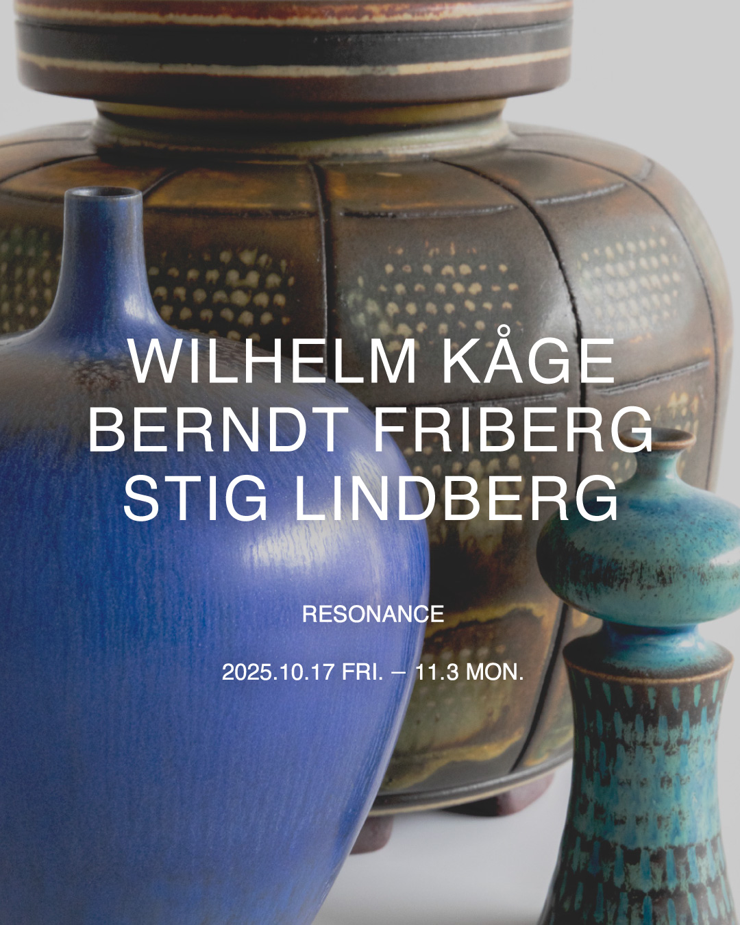 RESONANCE ─ コーゲ、フリーベリ、リンドベリ展 LURF GALLERY